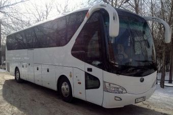 Перевозка людей на автобусе КИА